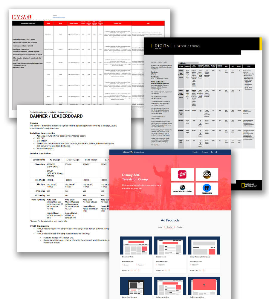 examples of old ads documentation